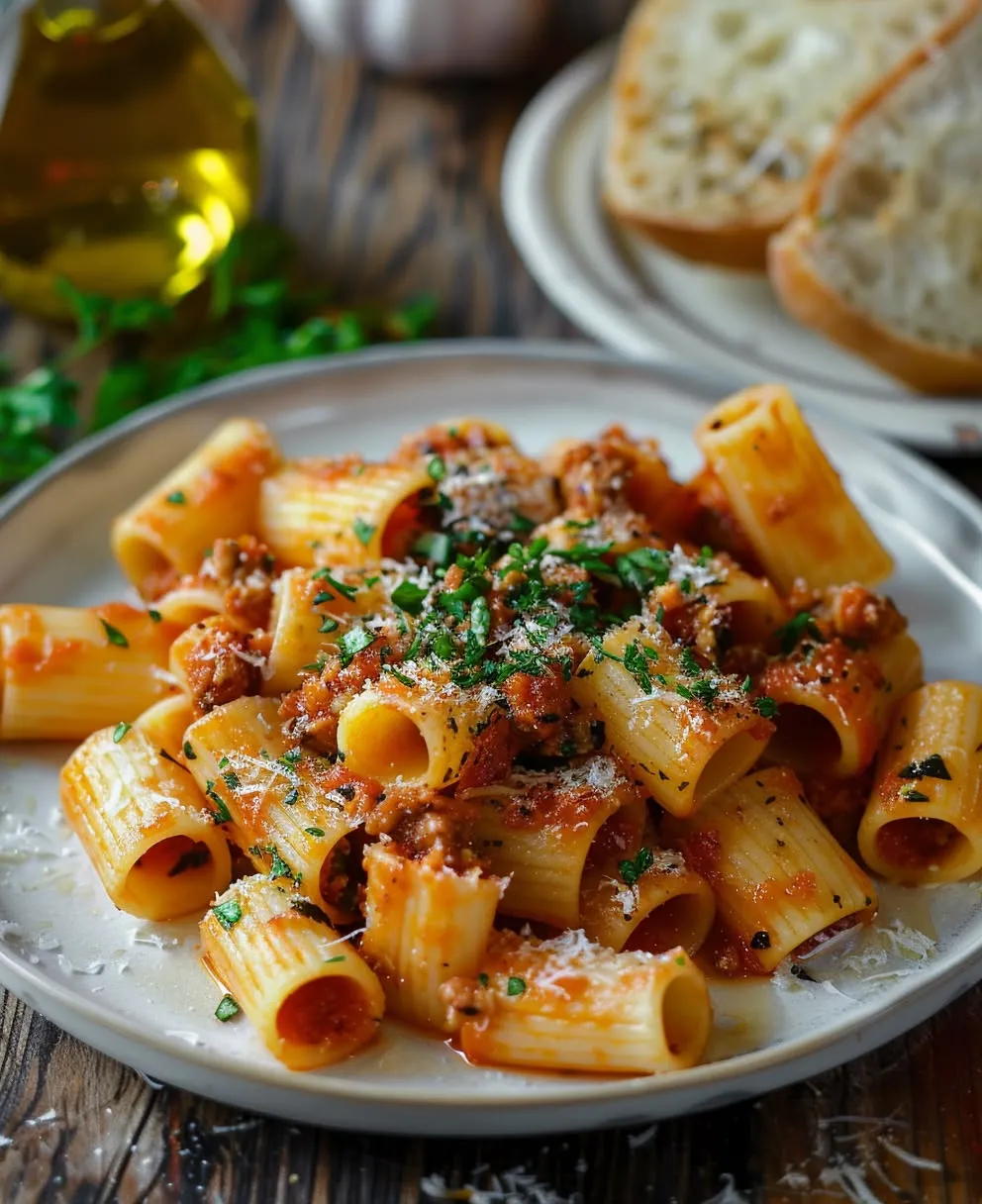 Paccheri Con Carne